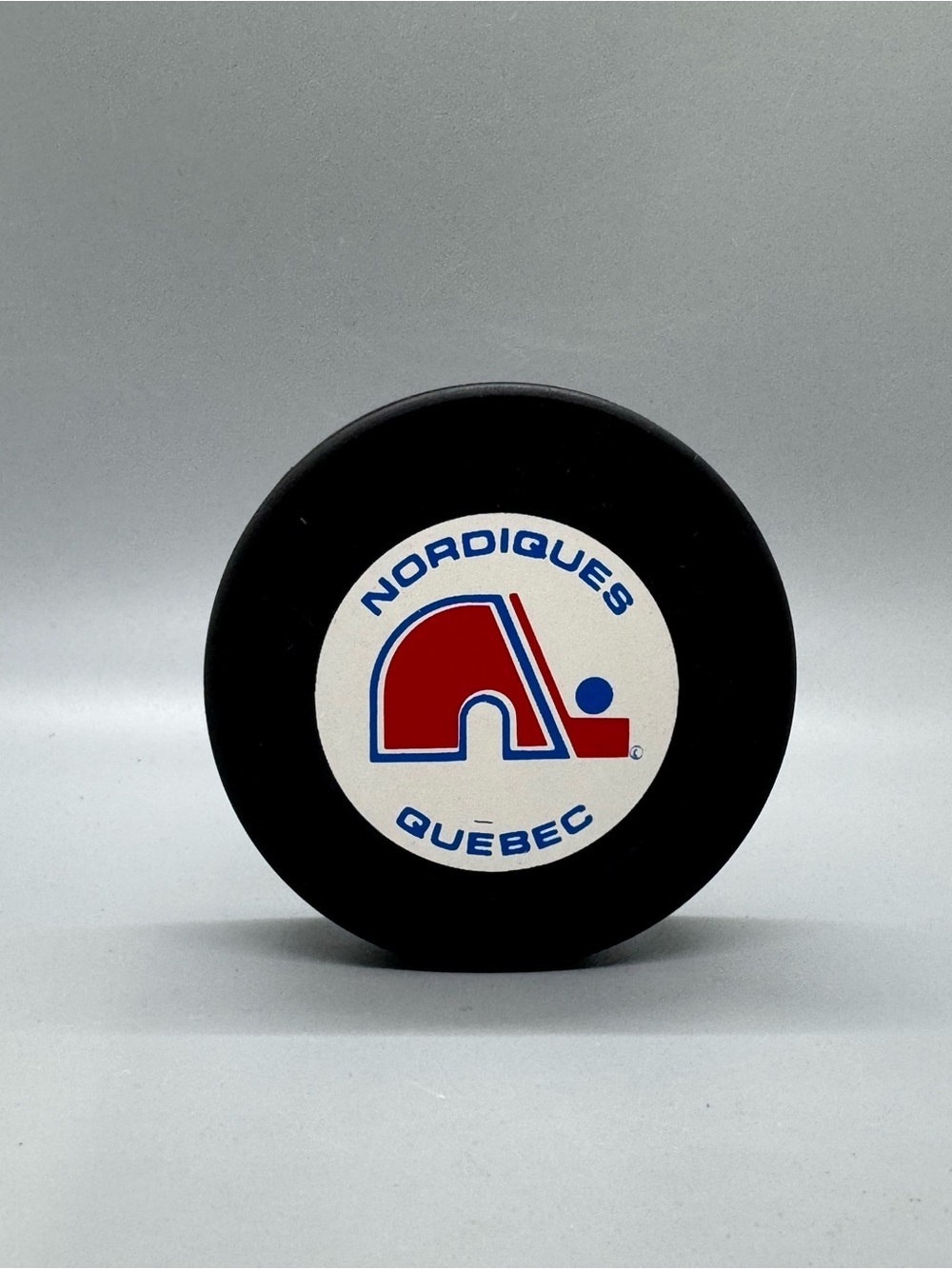 Vintage Quebec Nordiques NHL Hockey Puck – Official Licensed – Trench MFG